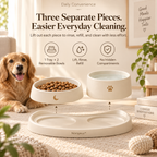 Noriqeva™ MoonArc Pet Dining Tray
