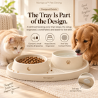Noriqeva™ MoonArc Pet Dining Tray