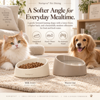Noriqeva™ SwayTilt Pet Dining Pair