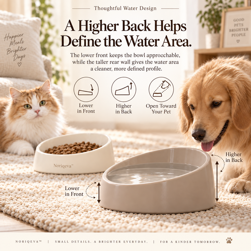 Noriqeva™ SwayTilt Pet Dining Pair