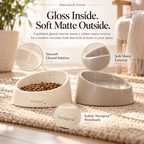Noriqeva™ SwayTilt Pet Dining Pair