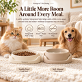 Noriqeva™ HaloCove Pet Dining Pair