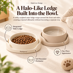 Noriqeva™ HaloCove Pet Dining Pair