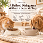 Noriqeva™ HaloCove Pet Dining Pair