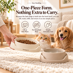 Noriqeva™ HaloCove Pet Dining Pair