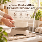 Noriqeva™ DuoMode Reversible Pet Dining Pair