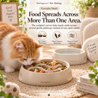 Noriqeva™ RipplePath Slow-Meal Pet Dining Pair