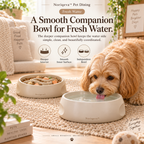 Noriqeva™ RipplePath Slow-Meal Pet Dining Pair