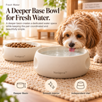 Noriqeva™ NestHalo Stackable Pet Dining Pair
