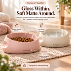 Noriqeva™ QuietRim Contour Pet Dining Pair