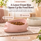 Noriqeva™ QuietRim Contour Pet Dining Pair