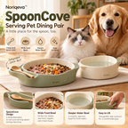 Noriqeva™ SpoonCove Serving Pet Dining Pair