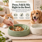 Noriqeva™ BlendCove Mix-Ready Pet Dining Pair